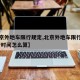 【北京外地车限行规定,北京外地车限行规定,限行时间怎么算】