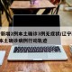 辽宁新增2例本土确诊3例无症状/辽宁新增2例本土确诊病例行动轨迹